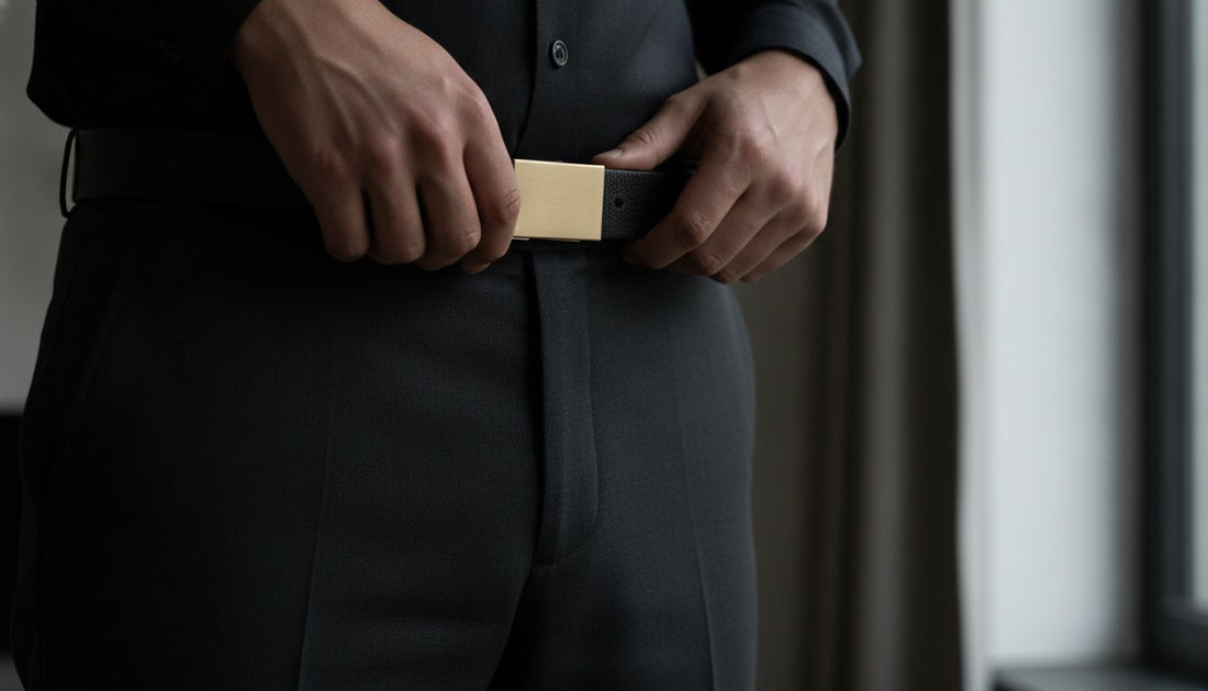 Luxe leren riem voor heren: de essentie van modern vakmanschap