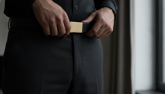 Luxe leren riem voor heren: de essentie van modern vakmanschap
