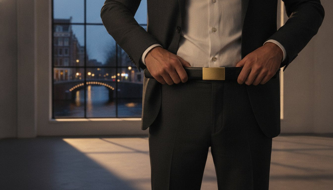 Luxe riem amsterdam: de essentie van moderne herenmode