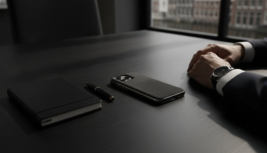 Iphone hoesje voor de zakenman: waarom alcantara de nieuwe standaard is