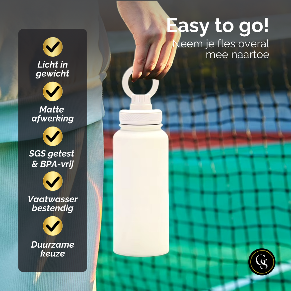 Stalen Waterfles met MagSafe Ring