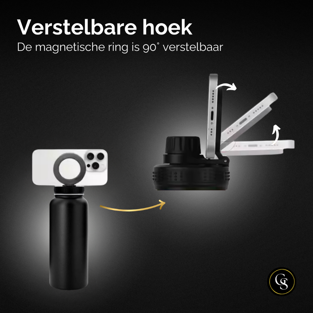 Stalen Waterfles met MagSafe Ring