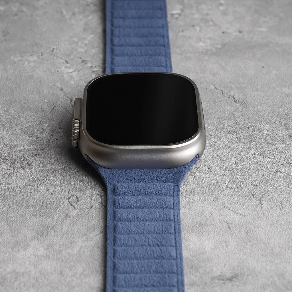Alcantara Apple Watch Bandje
