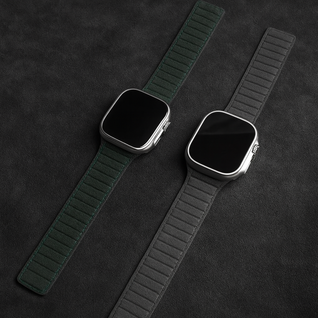 Alcantara Apple Watch Bandje