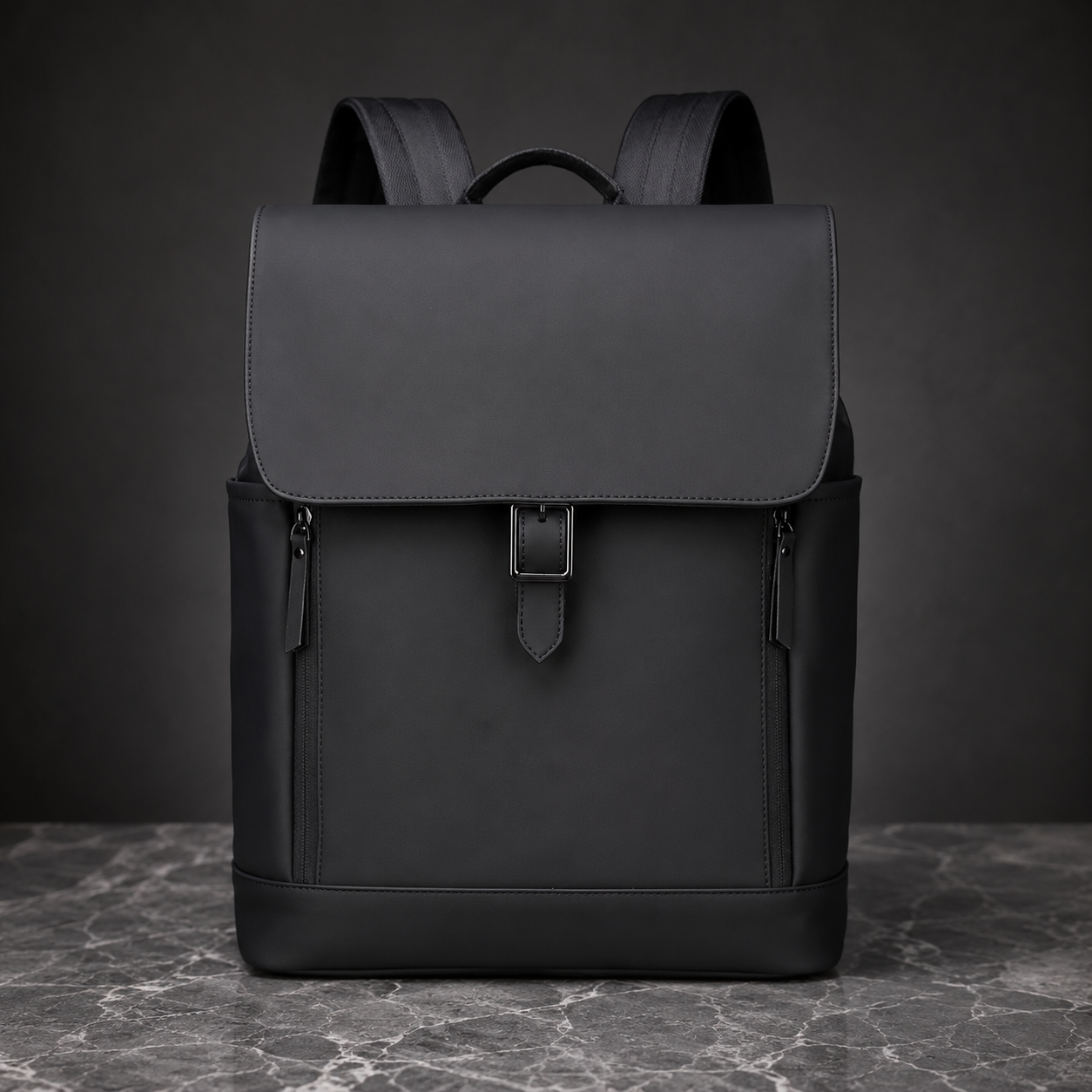Business Backpack - Rugtas voor heren - Vegan Leer