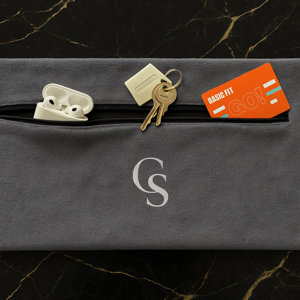 Microvezel Sporthanddoek met Rits