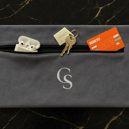 Microvezel Sporthanddoek met Rits