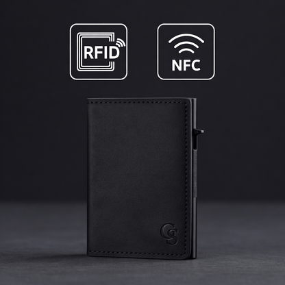 Pasjeshouder geschikt voor Apple AirTag - RFID Bescherming - Vegan Leer
