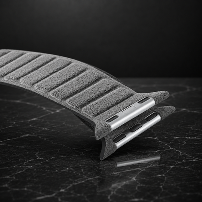 Alcantara Apple Watch Bandje – Italiaans Alcantara – Luxe Comfort & Design