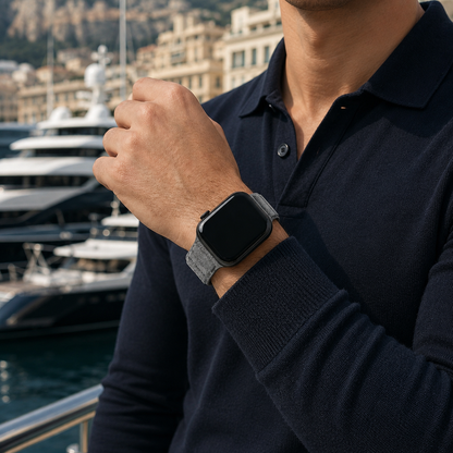 Alcantara Apple Watch Bandje – Italiaans Alcantara – Luxe Comfort & Design