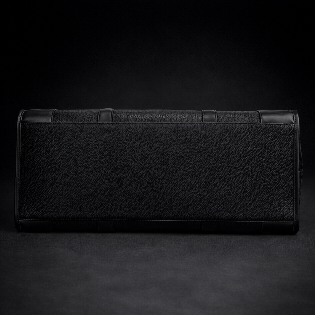 Vegan Leer Weekendtas - Weekendbag Vegan Leather - Zwart