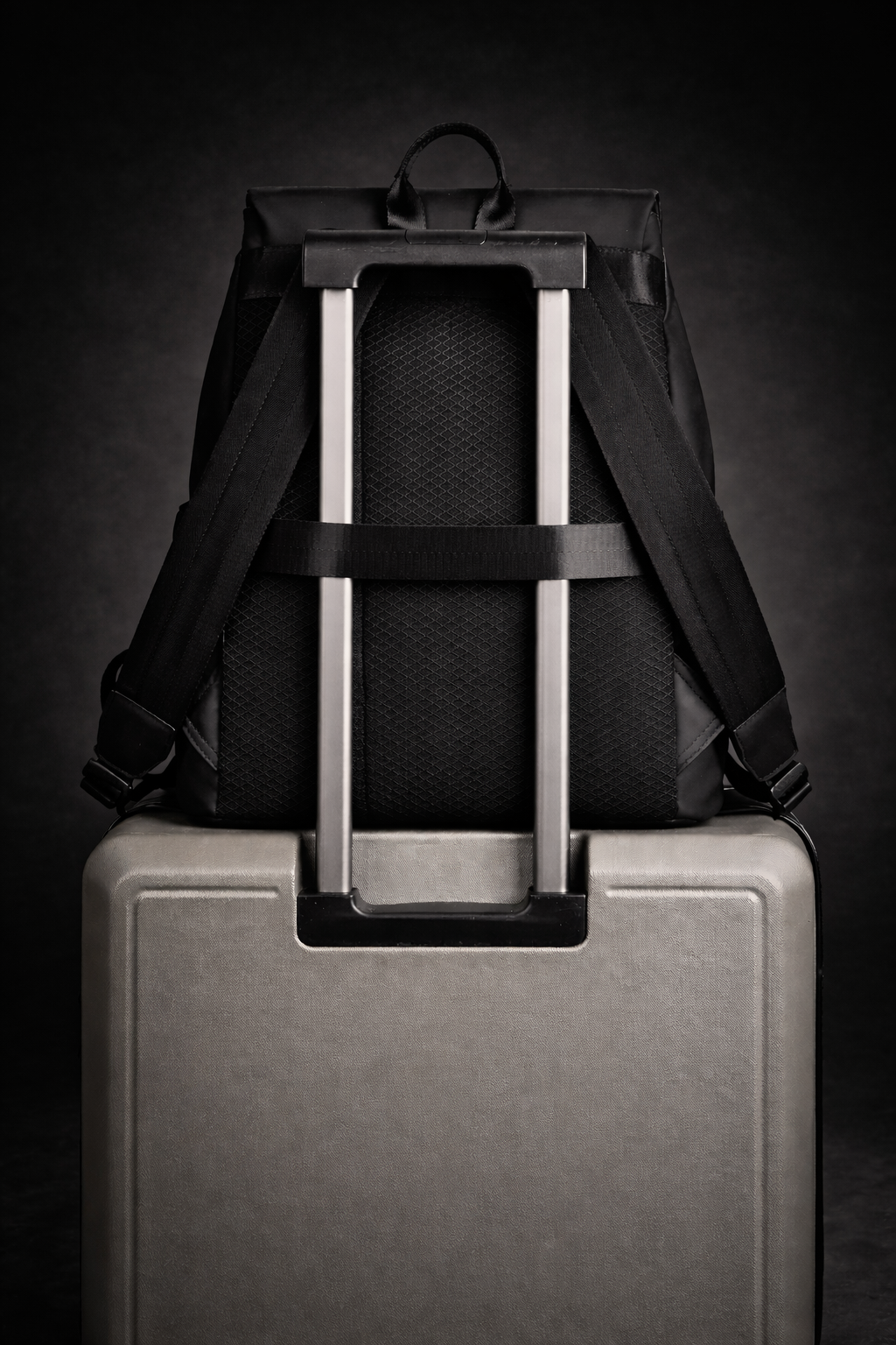 Backpack - Rolltop Rugzak - Rugtas voor Mannen - Waterproof & Krasbestendig