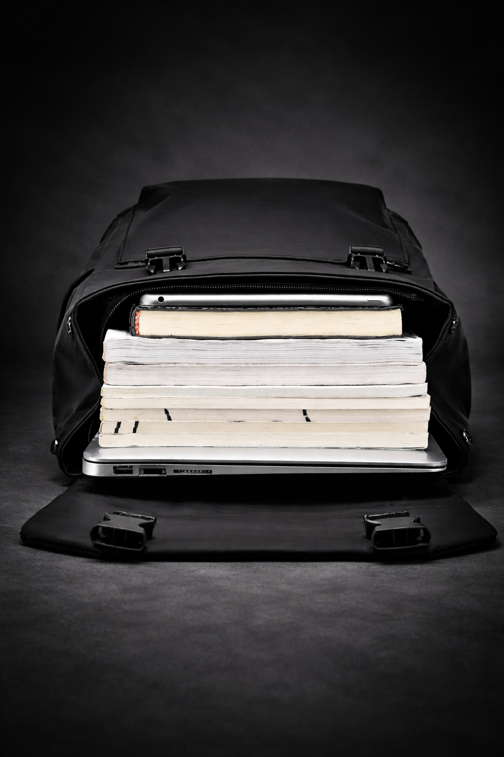 Backpack - Rolltop Rugzak - Rugtas voor Mannen - Waterproof & Krasbestendig