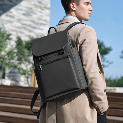 Backpack - Rolltop Rugzak - Rugtas voor Mannen - Waterproof & Krasbestendig