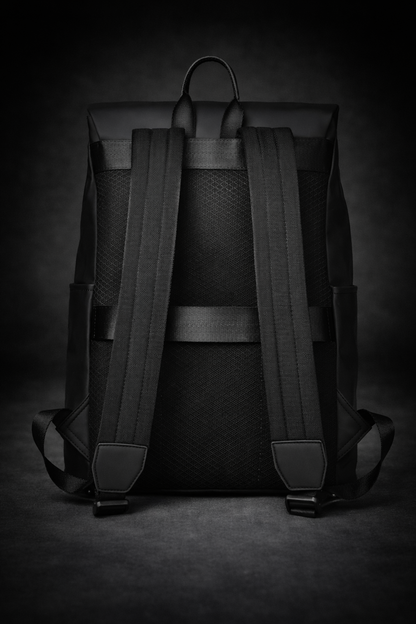 Backpack - Rolltop Rugzak - Rugtas voor Mannen - Waterproof & Krasbestendig