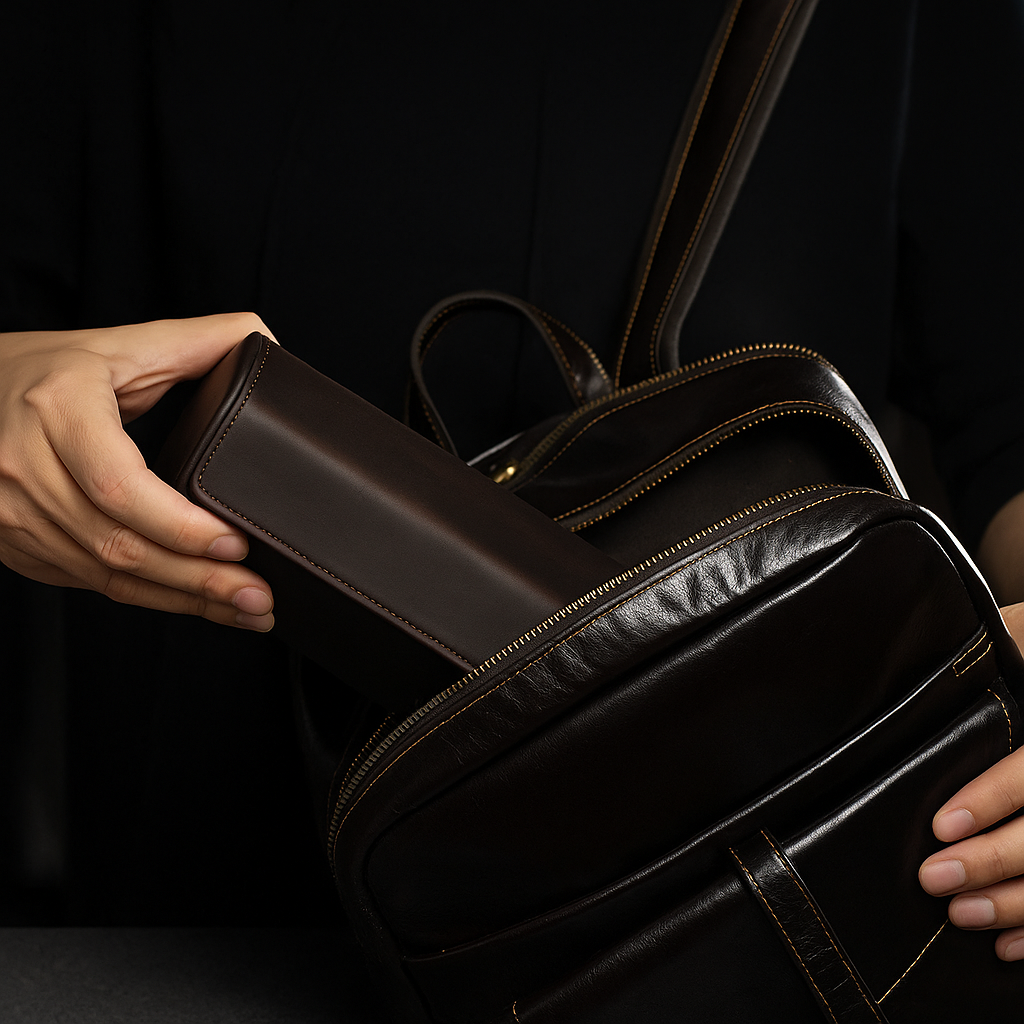 Leren Horlogerol Bruin