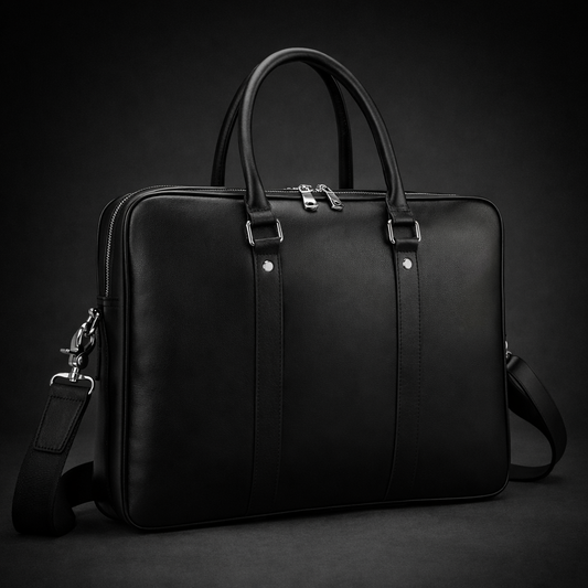 Laptoptas - Aktetas - Laptoptas Mannen - Vegan Leer