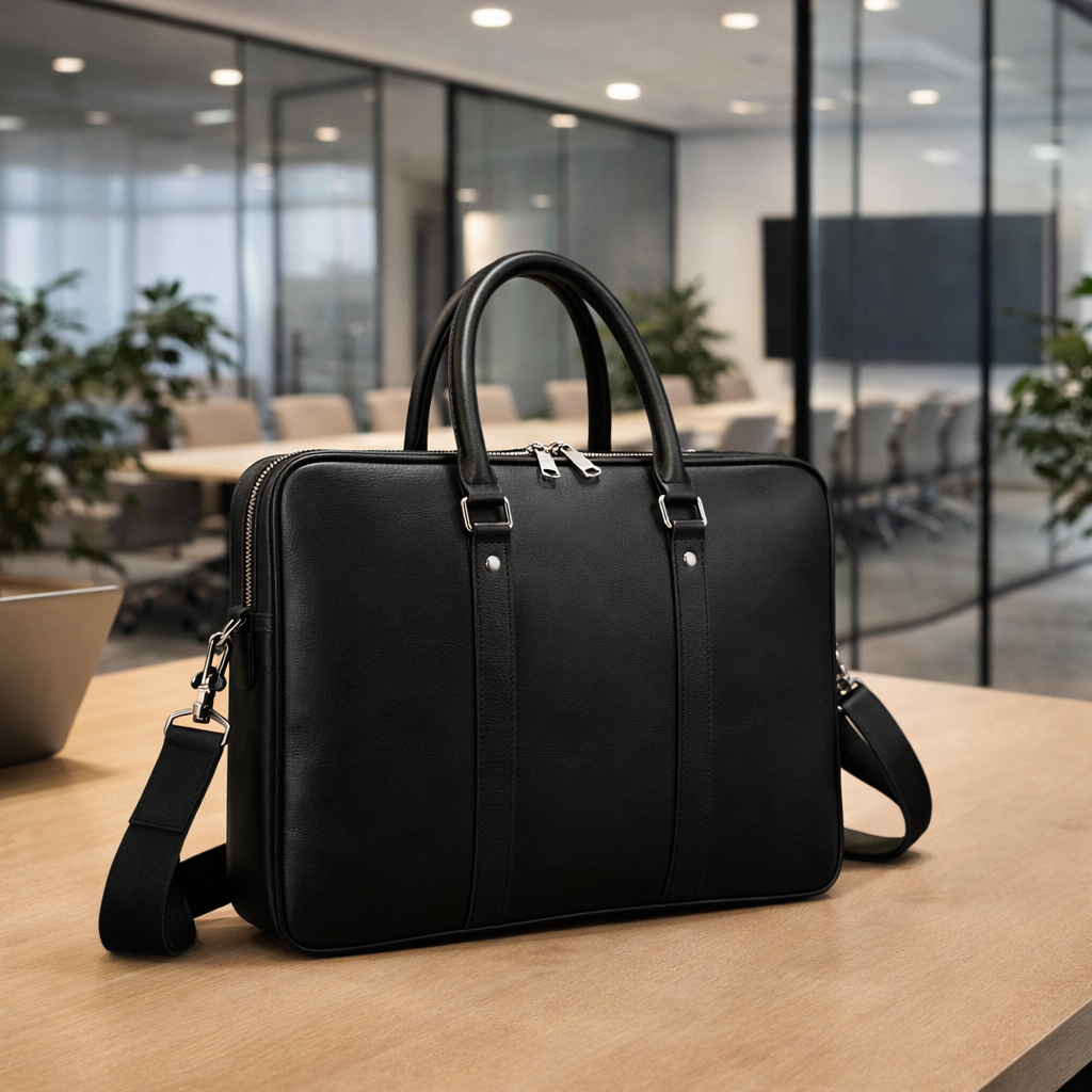 Laptoptas - Aktetas - Laptoptas Mannen - Vegan Leer