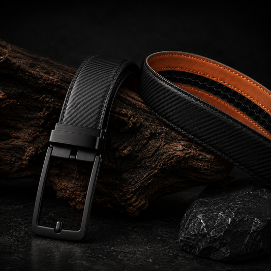Klickmeister Gürtel Schwarz Carbon