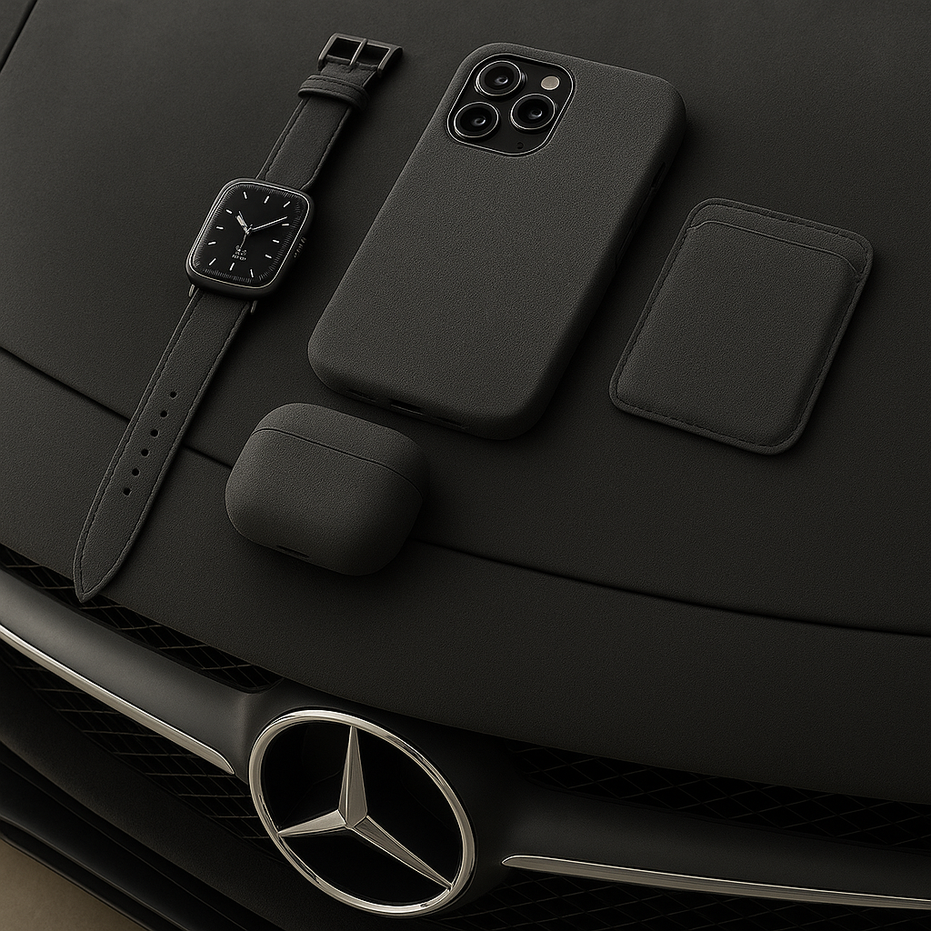 Alcantara Apple Watch Bandje