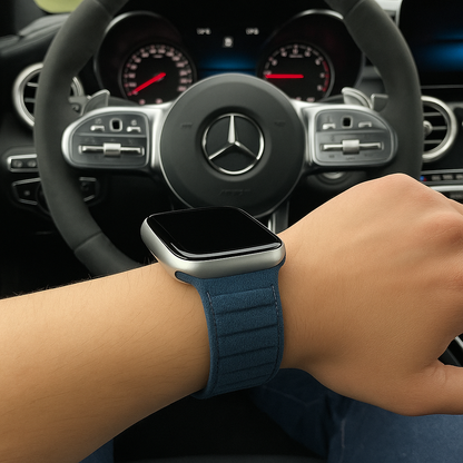 Alcantara Apple Watch Bandje