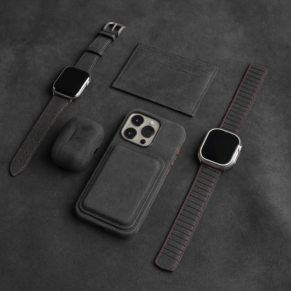 Alcantara Apple Watch Bandje
