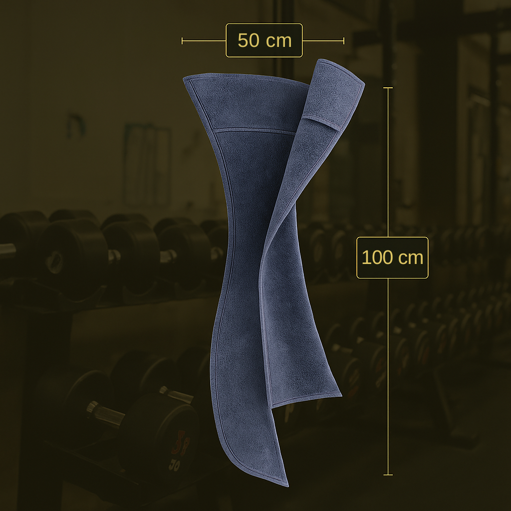 Microvezel Sporthanddoek met Rits