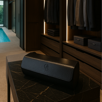 Leren Horlogerol Zwart