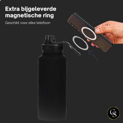 Stalen Waterfles met MagSafe Ring